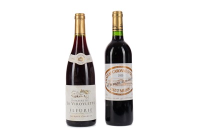 Lot 225 - DOMAINE DE LA VIROYLETTE 2008 FLEURIE AND CHATEAU CARONNES STE GEMME 2000