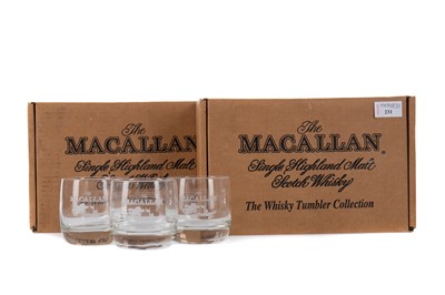 Lot 231 - TWELVE MACALLAN TUMBLERS