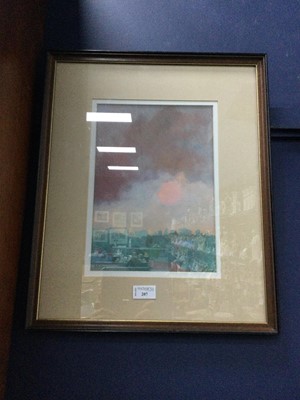 Lot 207 - A WATERCOLOUR DRAWING BY IRENE HALLIDAY