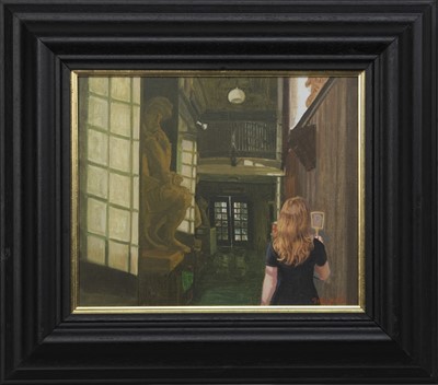 Lot 731 - LOST (GLASGOW SCHOOL OF ART), AN OIL BY ANDREW FITZPATRICK