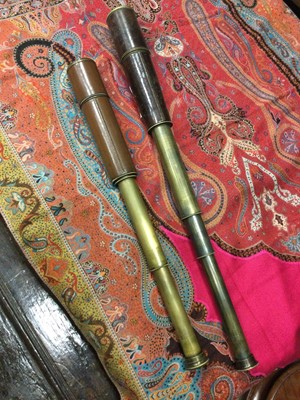 Lot 1149 - A MILITARY TELESCOPE AND ANOTHER