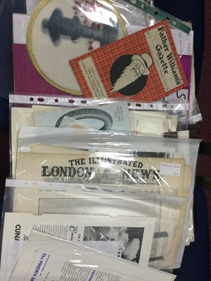 Lot 247 - A GROUP OF EPHEMERA