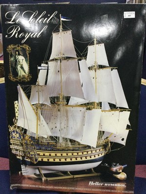 Lot 483 - A HELLER HUMBROL 'LE SOLEIL ROYALE' MODEL KIT