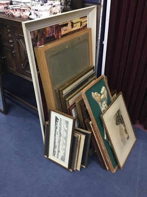 Lot 546 - A LOT OF PICTURES AND PRINTS