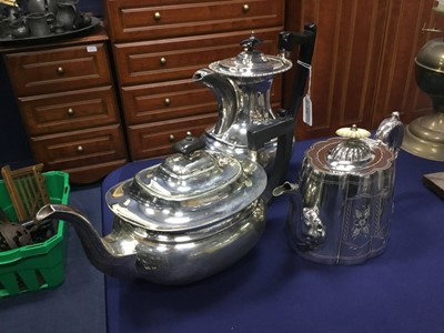 Lot 536 - A LOT OF SILVER PLATED AND OTHER CUTLERY