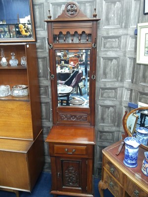 Lot 548 - A VICTORIAN WALNUT HALLSTAND