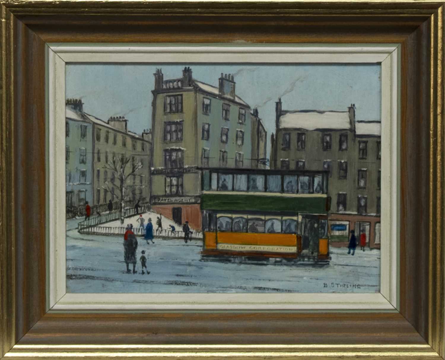 Lot 685 - CAMBRIDGE STREET, GLASGOW, AN OIL BY BETTY STIRLING