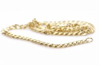 Lot 267 - FOURTEEN CARAT GOLD CHAIN NECKLACE 40cm...