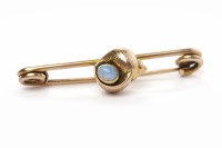 Lot 269 - EARLY TWENTIETH CENTURY OPAL SET BROOCH...