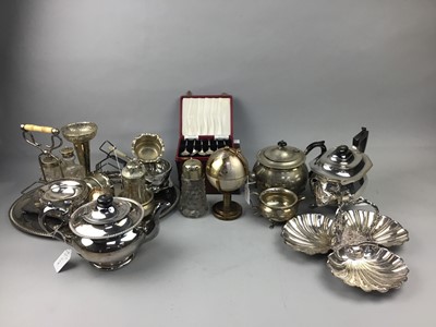 Lot 166 - A LOT OF SILVER PLATE
