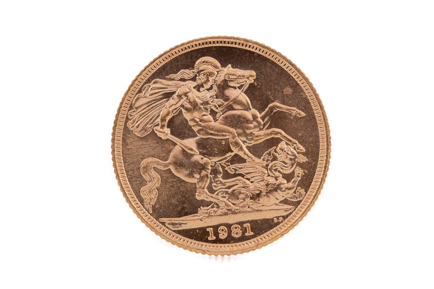 Lot 79 - AN VELIZABETH II GOLD SOVEREIGN DATED 1981