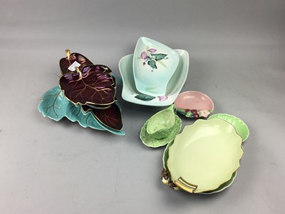 Lot 117 - A COLLECTION OF CARLTON WARE AND OTHER DISHES