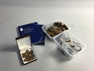 Lot 129 - A COLLECTION OF VICTORIAN AND LATER COINS