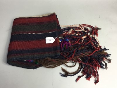 Lot 163 - AN EASTERN WOVEN PAPOOSE