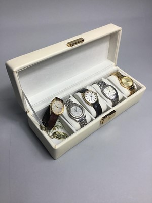 Lot 132 - A LOT OF LADIES AND GENTLEMEN'S DRESS WATCHES