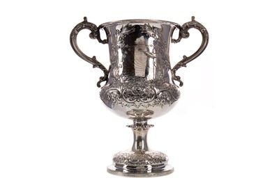 Lot 415 - A VICTORIAN SILVER TROPHY CUP