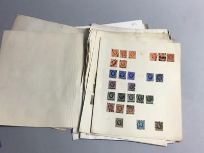 Lot 142 - A LOT OF CHIEFLY GB STAMPS INCLUDING PENNY REDS