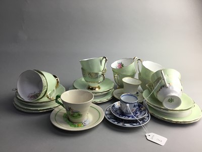 Lot 13 - A QUEEN ANNE BONE CHINA PART TEA SERVICE AND OTHER TEA WARE