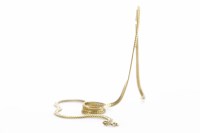 Lot 304 - NINE CARAT GOLD CHAIN 45cm long, 10g