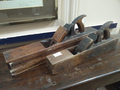 Lot 205 - A LOT OF TWO VINTAGE WOOD PLANES