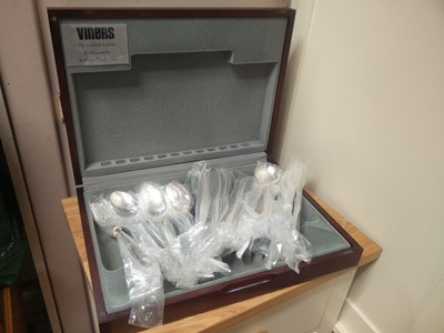 Lot 209 - A CANTEEN OF CUTLERY BY VINERS