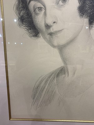 Lot 146 - THE ARTIST'S WIFE, A PENCIL BY JOHN BULLOCH SOUTER