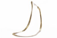 Lot 311 - GOLD FLAT LINK NECKLACE 10g