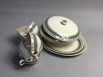Lot 340 - A CROWN DUCAL PART DINNER SERVICE AND A ROYAL DOULTON PART DINNER SERVICE