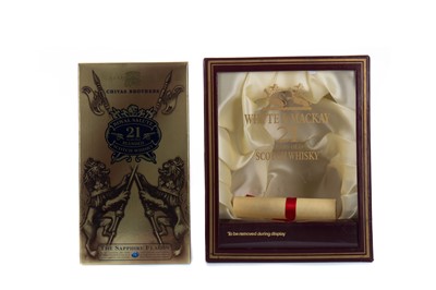 Lot 1 - CHIVAS REGAL ROYAL SALUTE AGED 21 YEARS, AND WHYTE & MACKAY AGED 21 YEARS