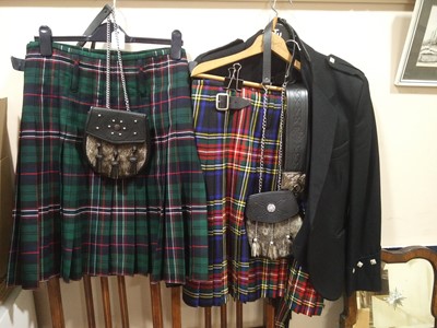 Lot 238 - A GENTLEMAN'S KILT AND ANOTHER
