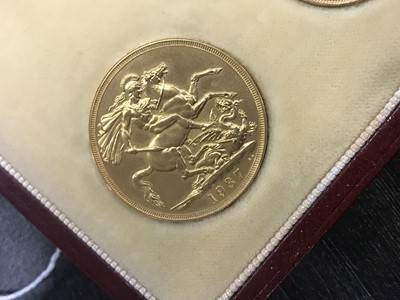 Lot 20 - A GEORGE VI 1937 GOLD FOUR COIN SPECIMEN SET