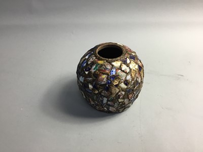 Lot 412 - A MOSAIC VASE