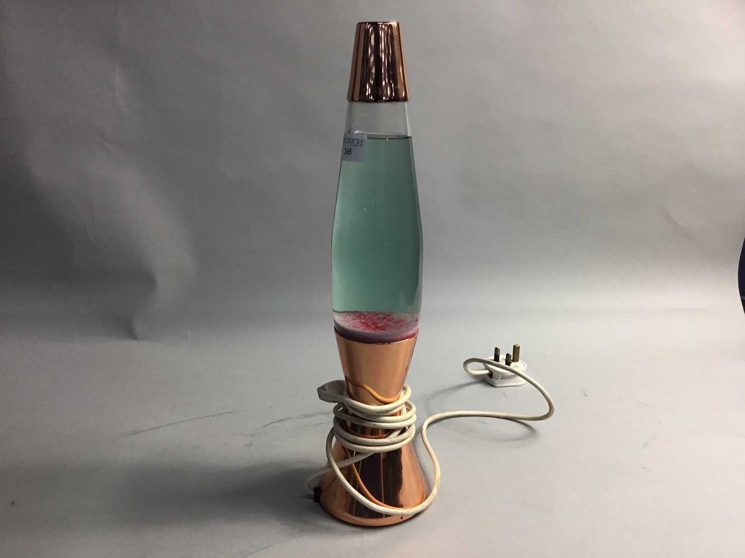 Lot 265 - A MODERN LAVA LAMP