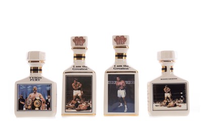 Lot 1704 - BOXING INTEREST - COLLECTION OF FOUR POINTERS WHISKY MINIATURES