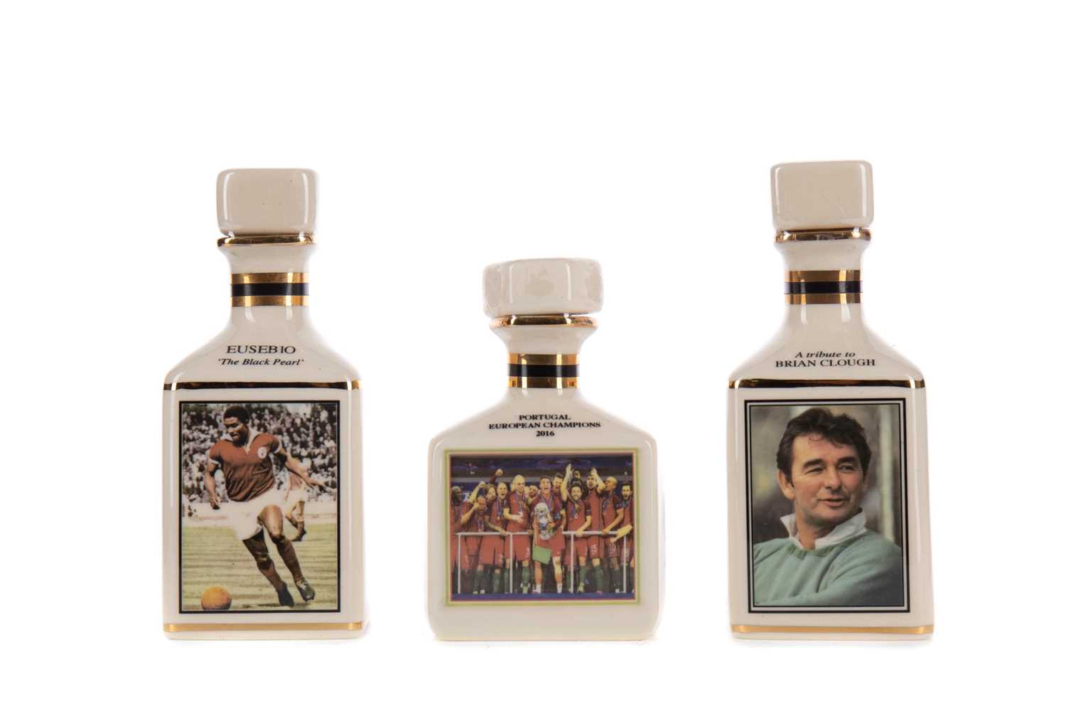 Lot 1706 - FOOTBALL INTEREST - COLLECTION OF THREE POINTERS WHISKY MINIATURES