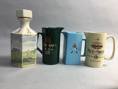 Lot 430 - A LOT OF FIFTEEN WHISKY WATER JUGS