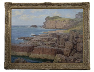 Lot 221 - OFF THE SCOTTISH COAST, AN OIL BY FRANCIS PATRICK MARTIN
