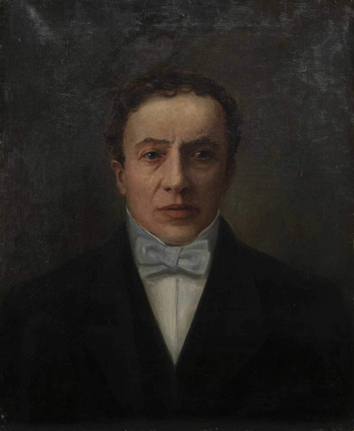 Lot 161 - PORTRAIT OF HARRY HOUDINI, AN OIL