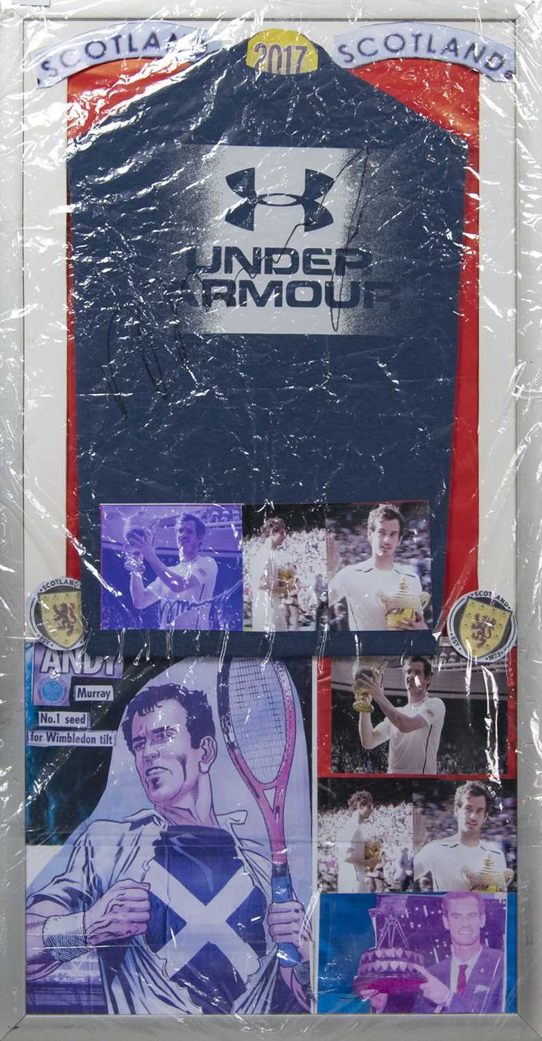 Lot 1747 - AN ANDY MURRAY SIGNED T-SHIRT