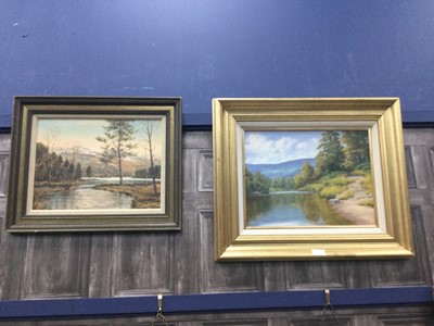 Lot 524 - A LOT OF TWO OILS ON BOARD BY ANDREW WELCH