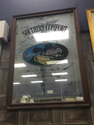 Lot 583 - A MODERN SOUTHERN COMFORT PUB MIRROR