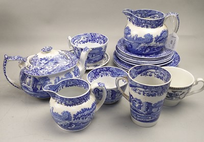 Lot 533 - A LOT OF COPELAND SPODE AND OTHER BLUE AND WHITE CERAMICS