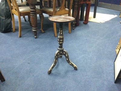 Lot 244 - AN EASTERN OCCASIONAL TABLE