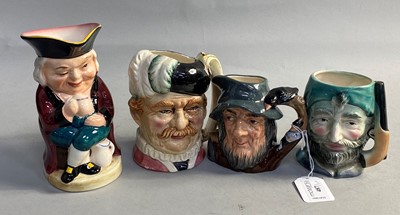 Lot 487 - A ROYAL DOULTON CHARACTER JUG OF 'RIP VAN WINKLE' AND OTHERS