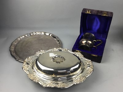 Lot 502 - A LOT OF CASED AND LOOSE CUTLERY AND OTHER SILVER PLATED ITEMS