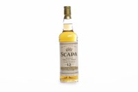 Lot 432 - SCAPA AGED 12 YEARS Active. Kirkwall, Orkney....