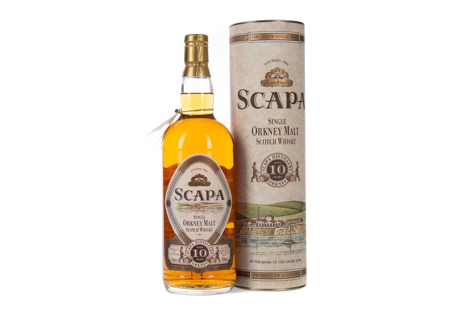 Lot 46 - SCAPA AGED 10 YEARS - ONE LITRE