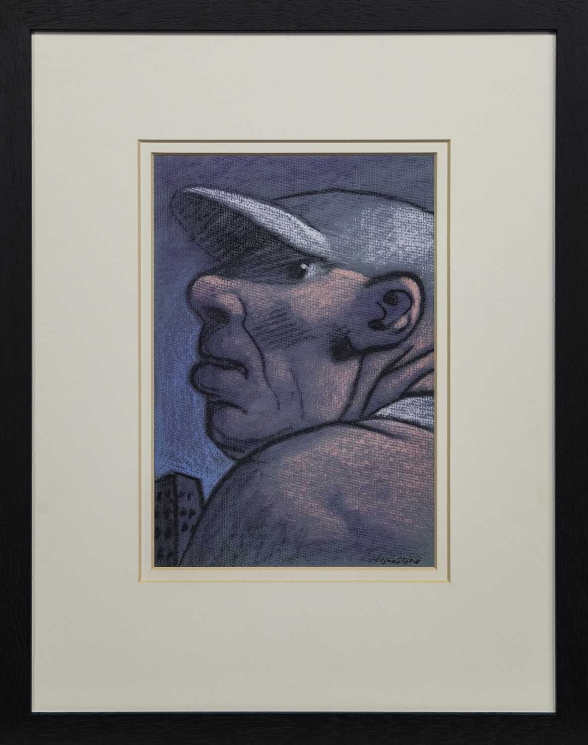 Lot 532 - PATRIOT, A PASTEL BY PETER HOWSON