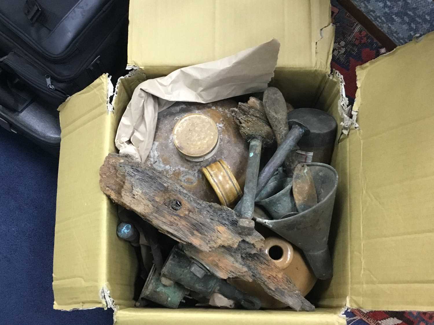 Lot 129 - A COLLECTION OF SHIPWRECK ITEMS