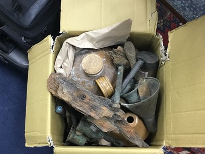 Lot 129A - A COLLECTION OF SHIPWRECK ITEMS